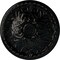 Ekena Millwork Tristan Ceiling Medallion (Fits Canopies up to 6 1/4"), Hnd-Painted Black Pearl, 32 3/8"OD x 3 1/2"P CM32TNBPS - alternate 1